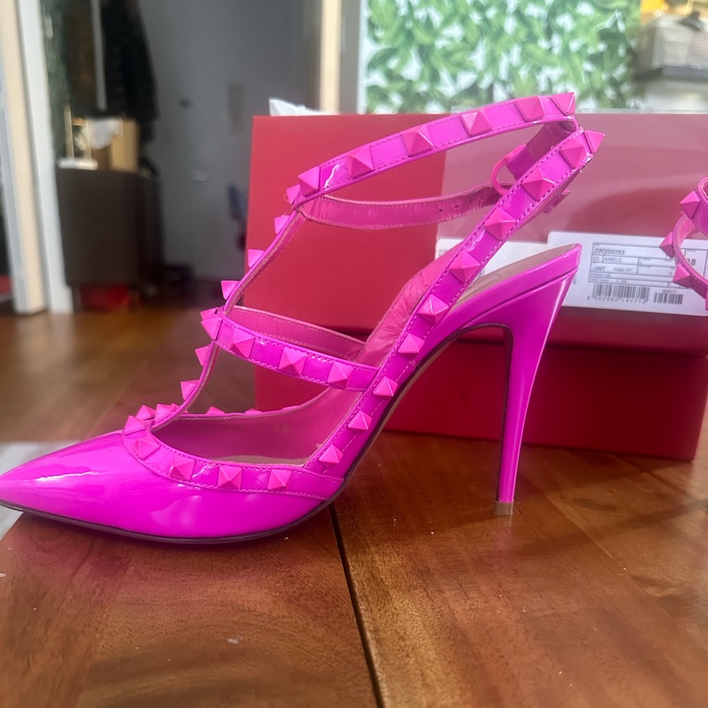 Valentino Rockstud Caged Heels